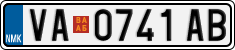 License plate of North Macedonia, Regular plates (2012)