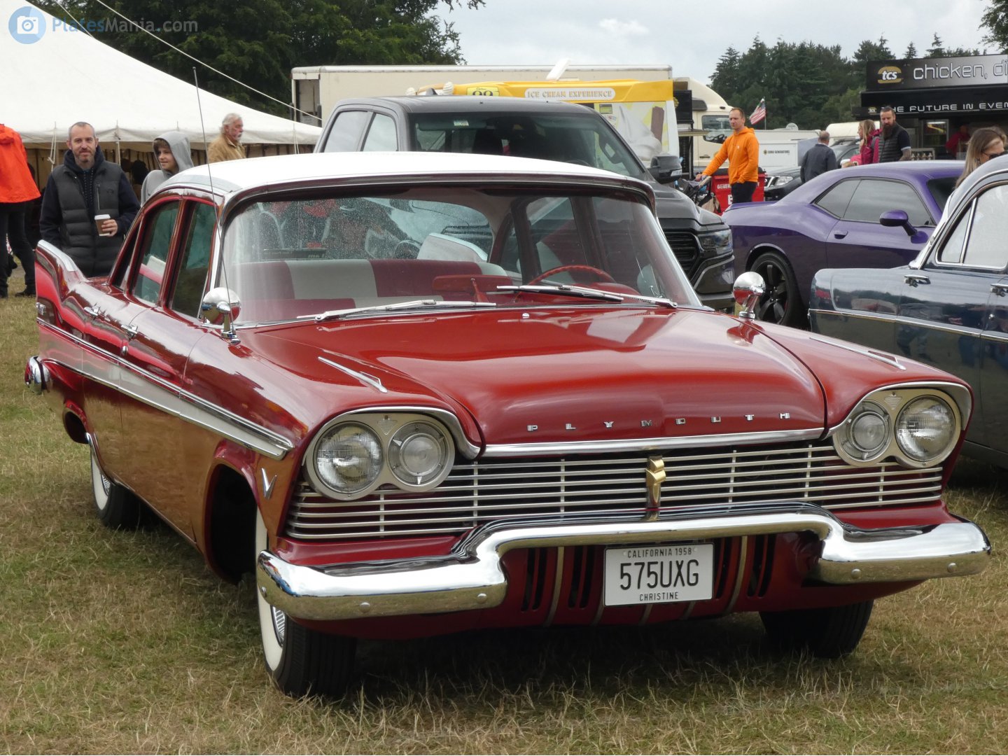 575UXG, Plymouth Belvedere 3rd gen 1957/1958 4-door Sedan (P30/P31/LP1/LP2), 1957–1959