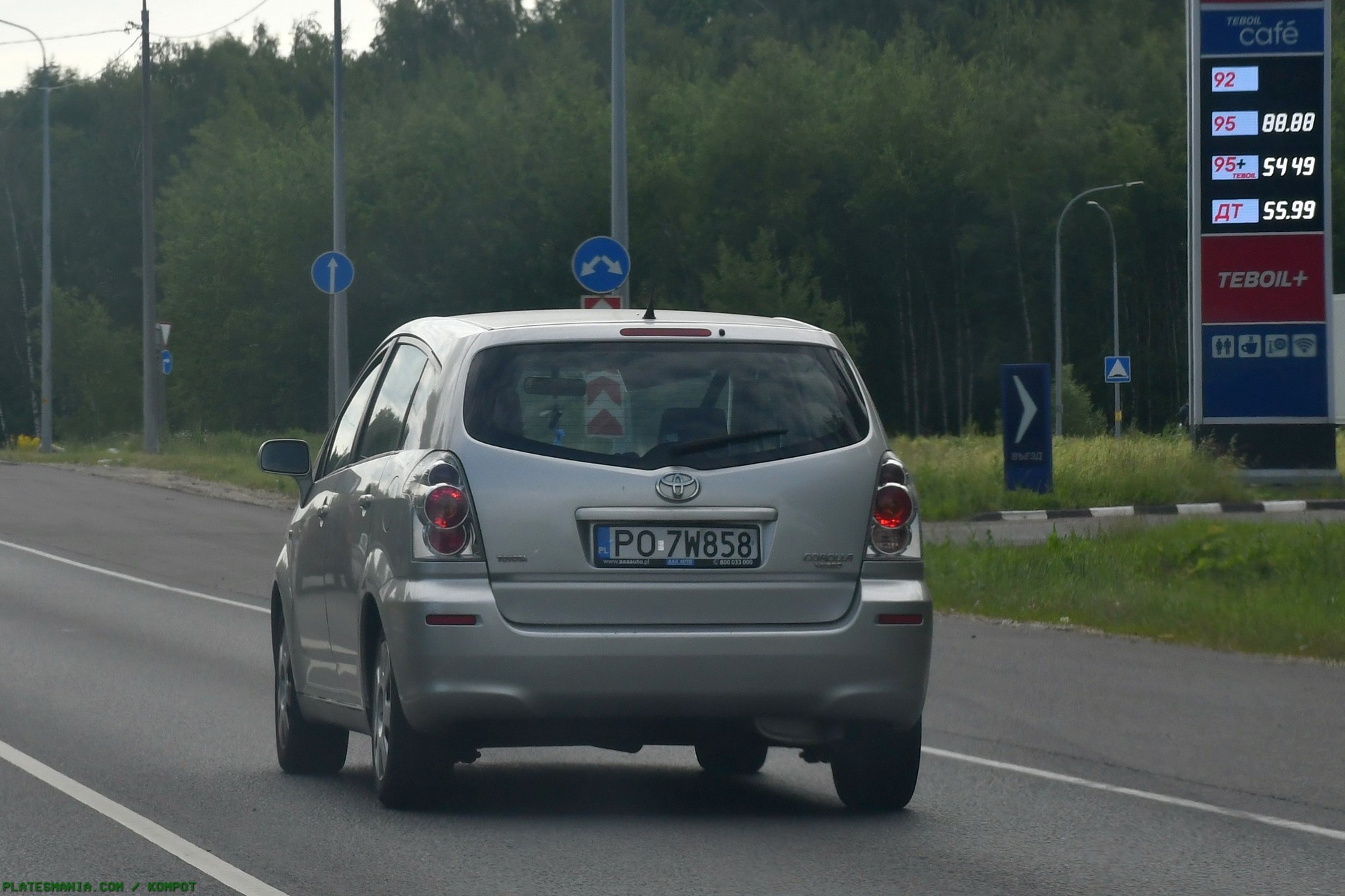 PO 7W858, Toyota Corolla Verso 2nd gen (AR10), 2004–2009