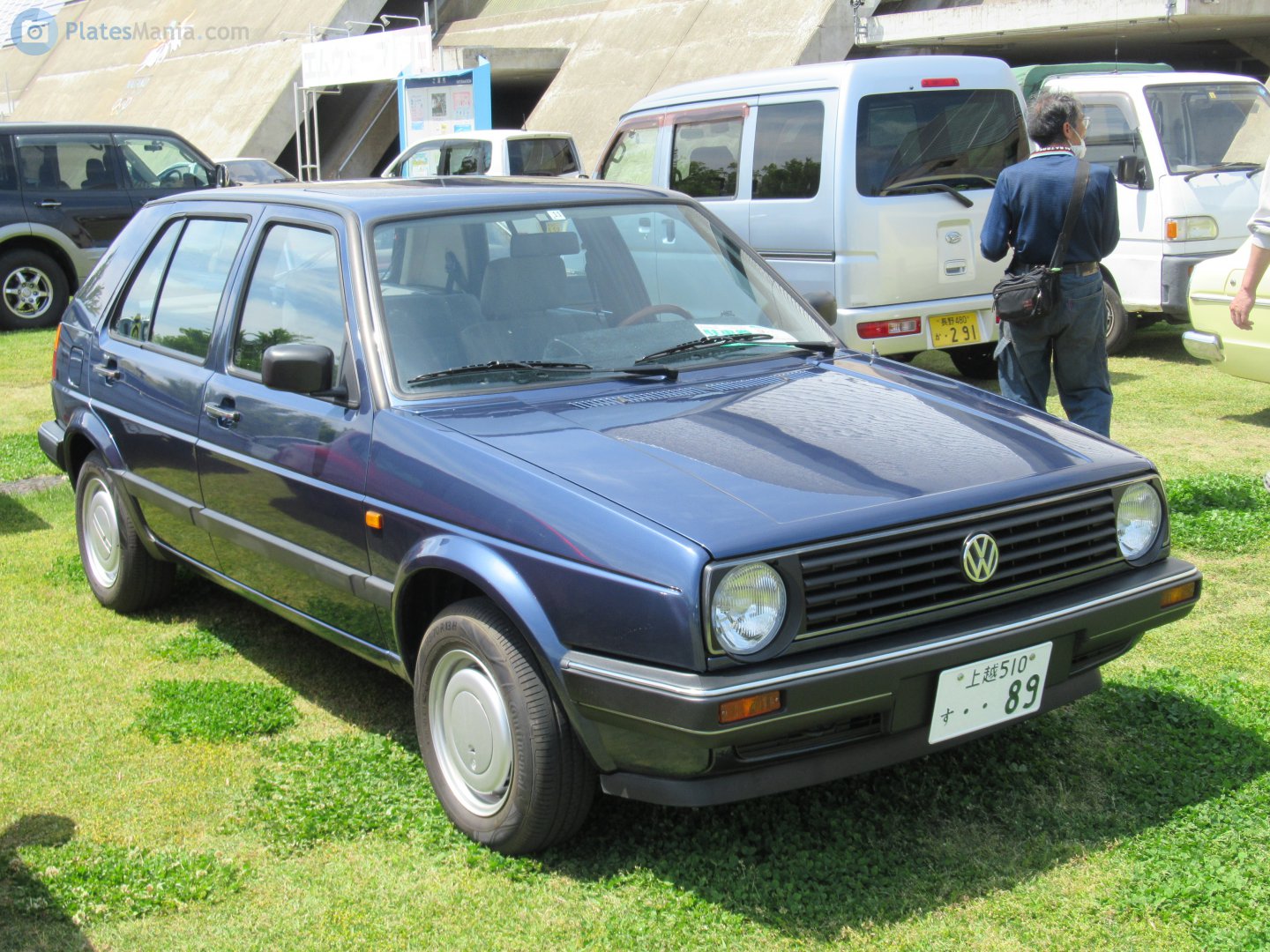 上越 510 す 89, Volkswagen Golf 2nd gen 5-door Hatch (19/1G), 1983–1992