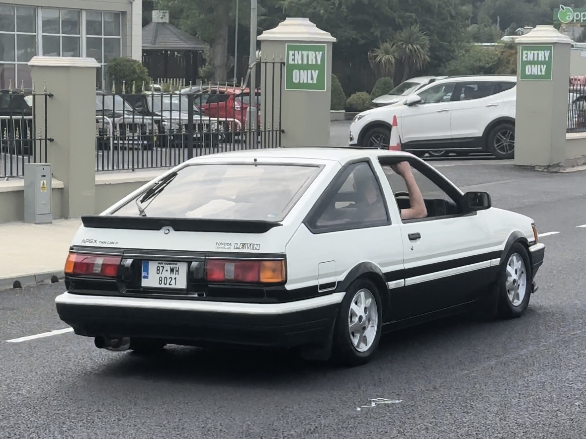 87-WH-8021, Toyota Corolla Levin 4th gen (AE85/AE86), 1983–1987