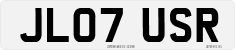 License plate of the United Kingdom, 2001 year system