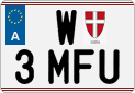 License plate of Austria, Regular plates