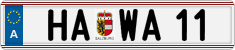 License plate of Austria, Vanity Plates