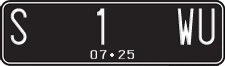 License plate of Indonesia, Regular plates