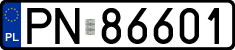 License plates of Poland, Regular car plates