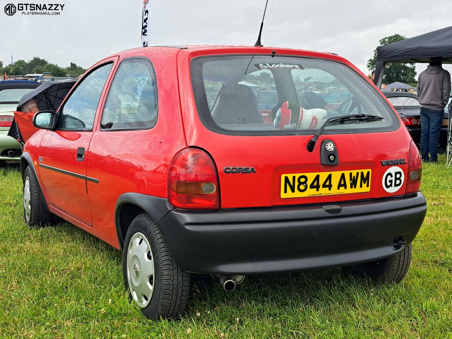 N844AWM, Vauxhall Corsa 1st gen 3-door Hatch (B; S93), 1993–2000