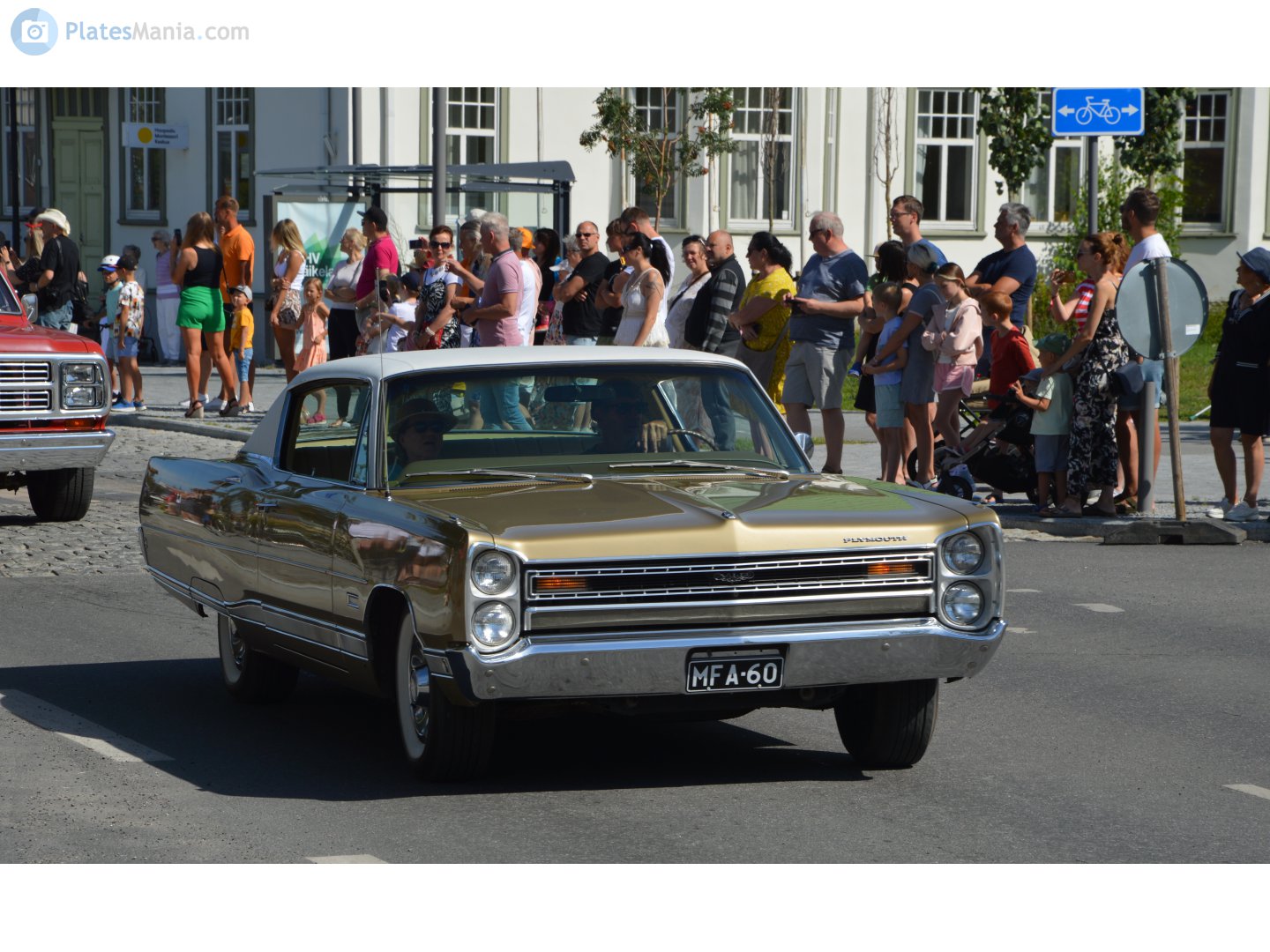 MFA-60, Plymouth Fury 4th gen 1968 2-door (Fast Top) Hardtop (23; C-body), 3rd facelift, 1967–1968