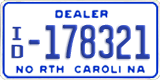 North Carolina, Dealer (A/D-12345(6))