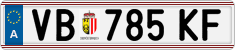 License plate of Austria, Regular plates