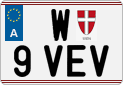 License plate of Austria, Regular plates