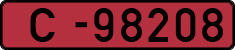 License plate of Latvia, Diplomatic