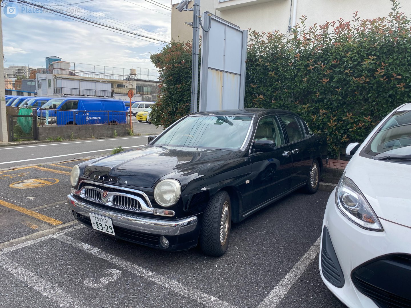 世田谷 310 す 8929, Toyota Origin 1st gen (JCG17; JP-market), 2000–2001