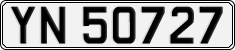 License plate of Norway, Cars