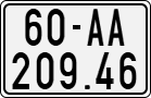 License plate of Vietnam, Motorcycles