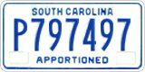 South Carolina, Apportioned (A123456)