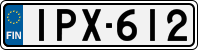 License plate of Finland, Cars