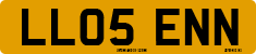 License plate of the United Kingdom, 2001 year system
