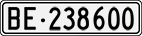 License plate of Switzerland, Cars