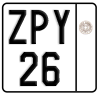License plate of Greece, Motorcycles