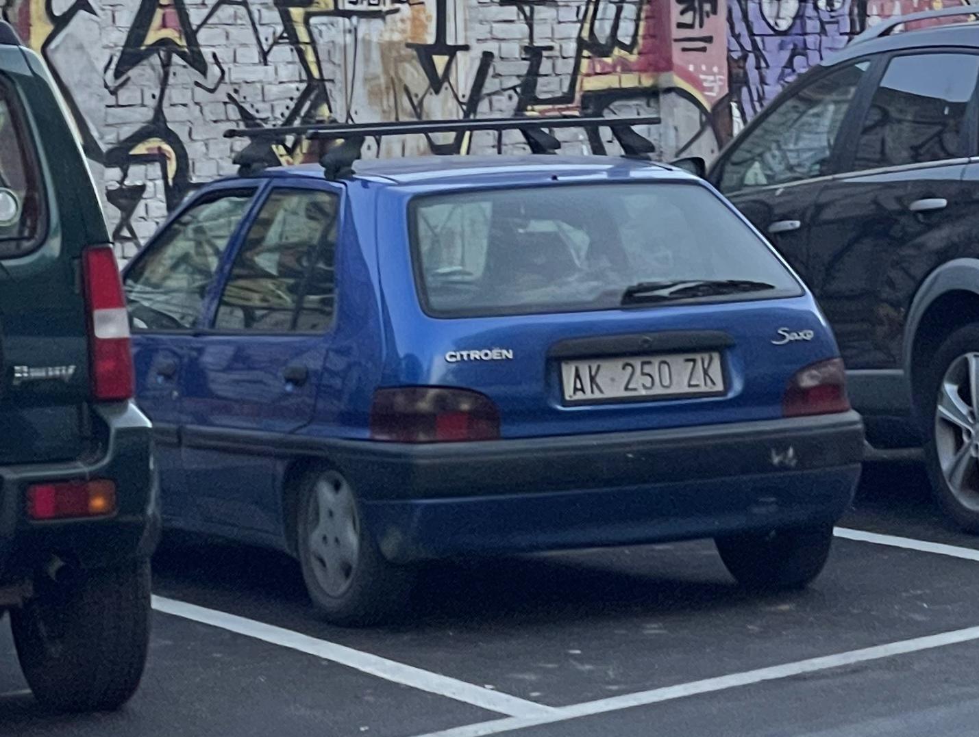 AK 250 ZK, Citroёn Saxo 1st gen 3-door Hatch (S8), 1996–1999