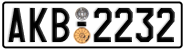 License plate of Greece, Cars