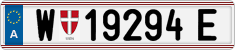 License plate of Austria, Regular plates