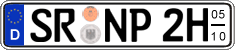German license plate, Seasonal plates (Oldtimers)