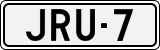 License plate of Finland, Cars