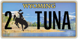 Wyoming, Vanity Plates (1(2) XXXXX)