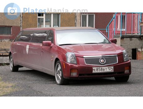 е858вт124, Cadillac CTS