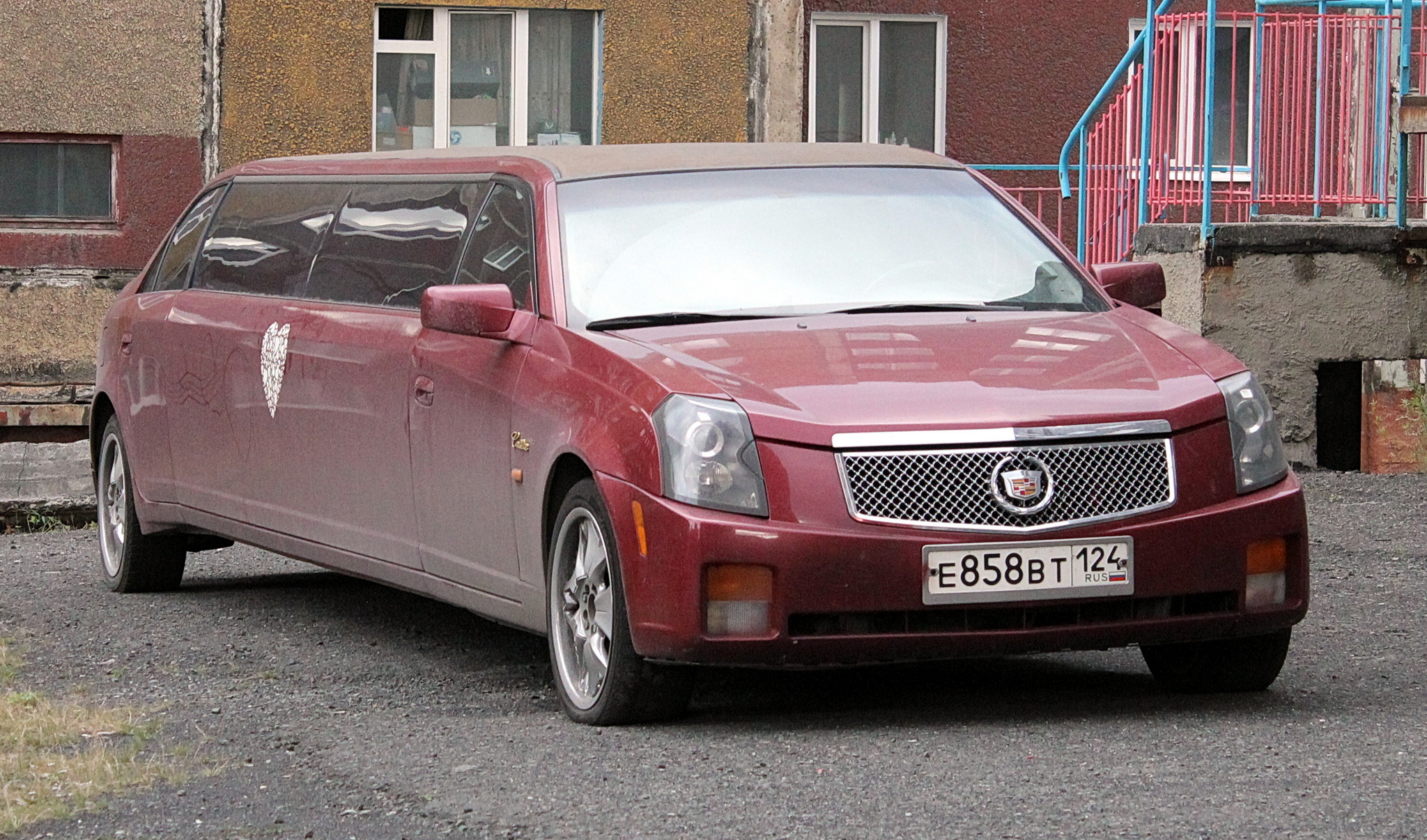 е 858 вт 124, Cadillac CTS 1st gen (Sigma), 2003–2007