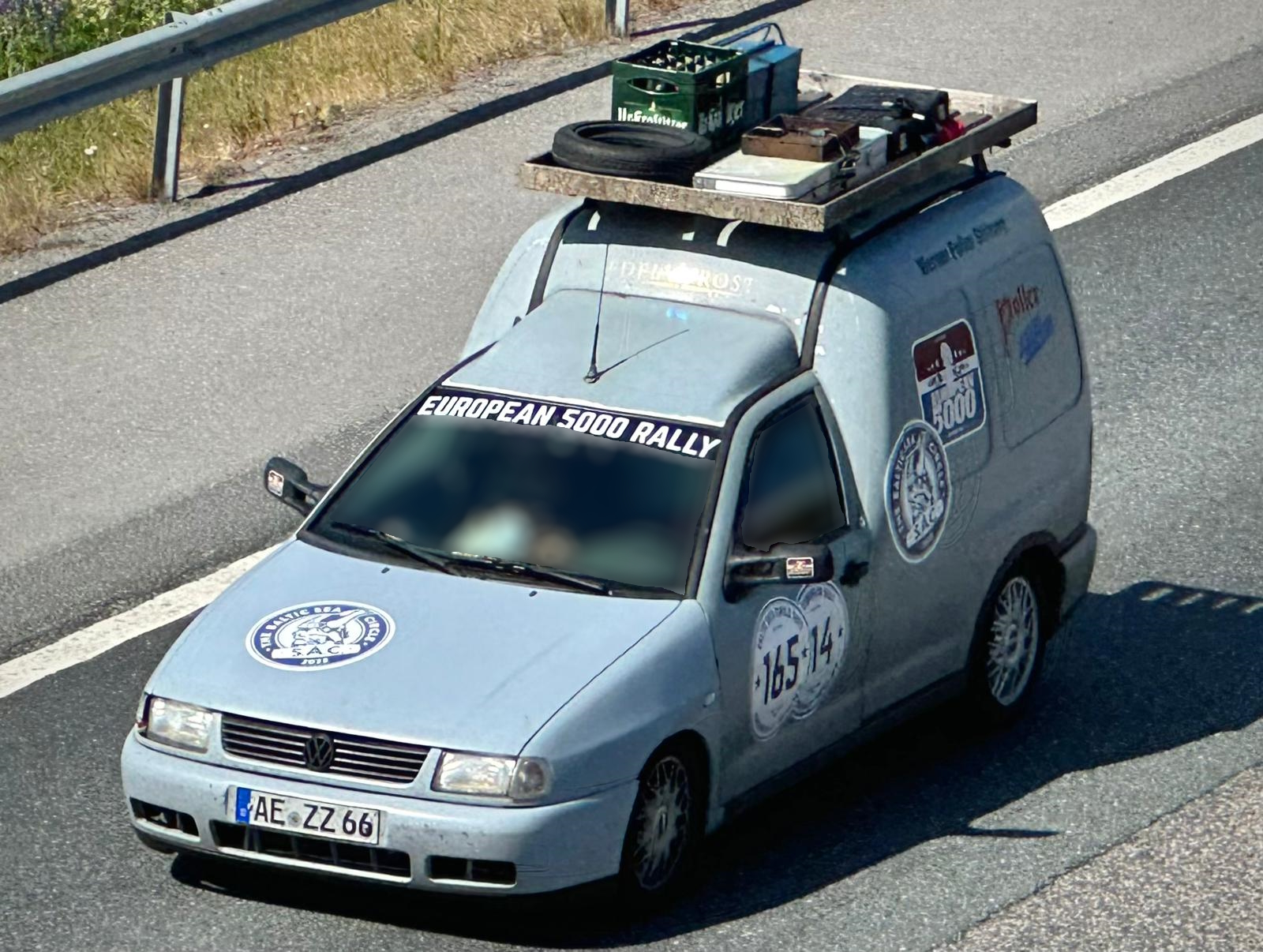 AE ZZ 66, Volkswagen Caddy 2nd gen Van (9K), 1995–2003