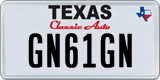 Texas, Specialty plates (GA12BC)