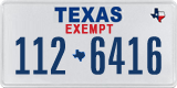 Texas, Exempt (123-4567)