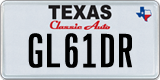 Texas, Specialty plates (GA12BC)