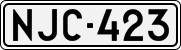 License plate of Finland, Cars