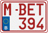 License plate of Belgium, Regular plates (2010)