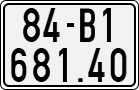 License plate of Vietnam, Motorcycles