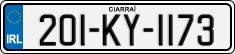 License plate of Ireland, Regular plates