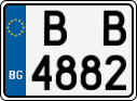 License plate of Bulgaria, Motorcycles