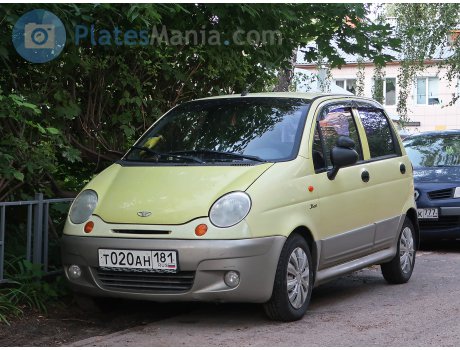 т020ан181, Daewoo Matiz