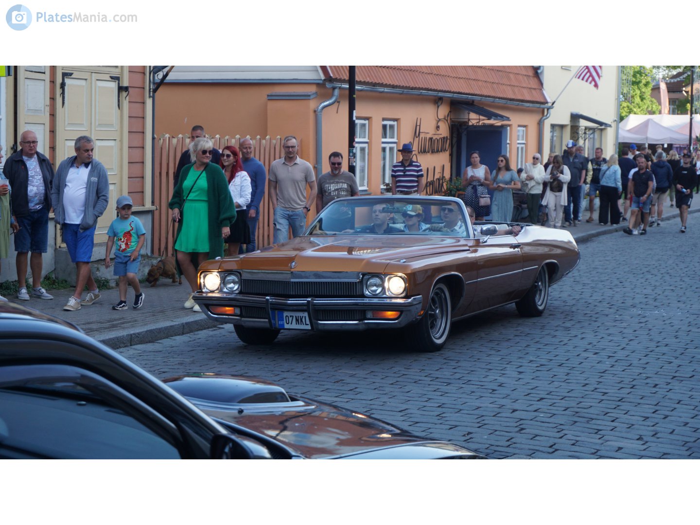 07 NKL, Buick LeSabre 4th gen 1972 Custom Convertible (45467; B-body), 1st facelift, 1971–1972