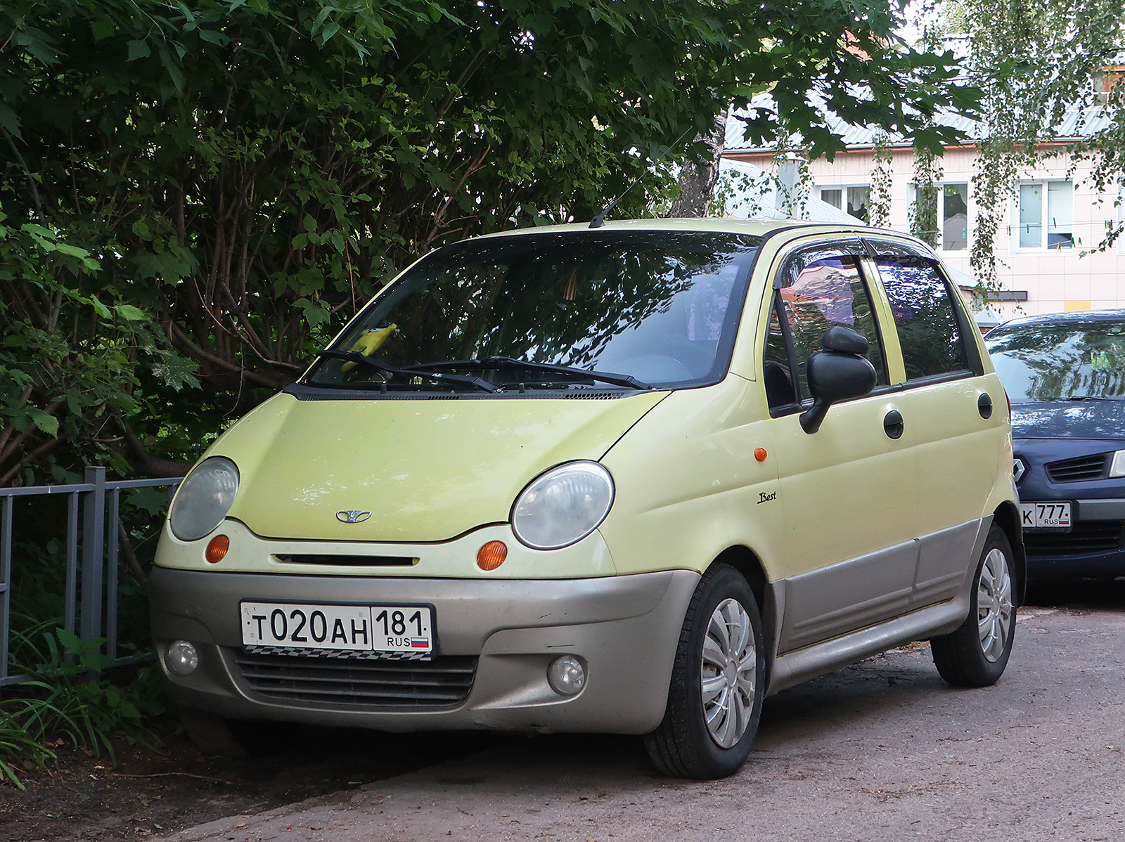 т 020 ан 181, Daewoo Matiz 1st gen (M150), facelift, 2000­–2011  (­–2015 for CIS-market)