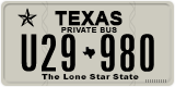 Texas, Private Bus (U12-345)
