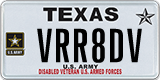 Texas, Disabled Veteran