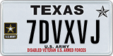 Texas, Disabled Veteran