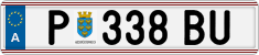 License plate of Austria, Regular plates