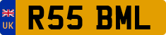 License plate of the United Kingdom, 1983 year system
