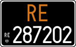 License plate of Italy, Cars (1927 year series)